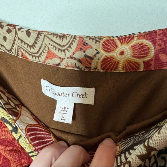 Coldwater Creek Floral Print Women's Skirt Large (14-16) - Picture 5 of 6